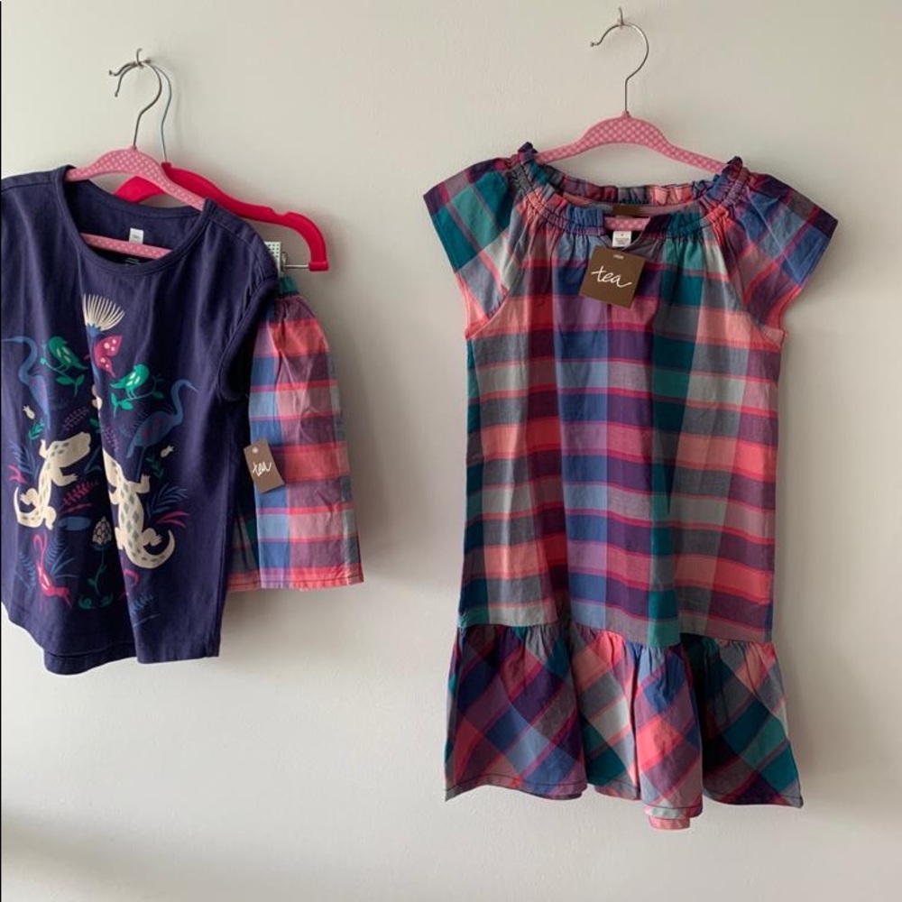 New Tea Collection dresses for twins. 4T. Price is for 1.